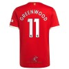 Officiële Voetbalshirt Manchester United Mason Greenwood 11 Thuis 2021-22 - Heren